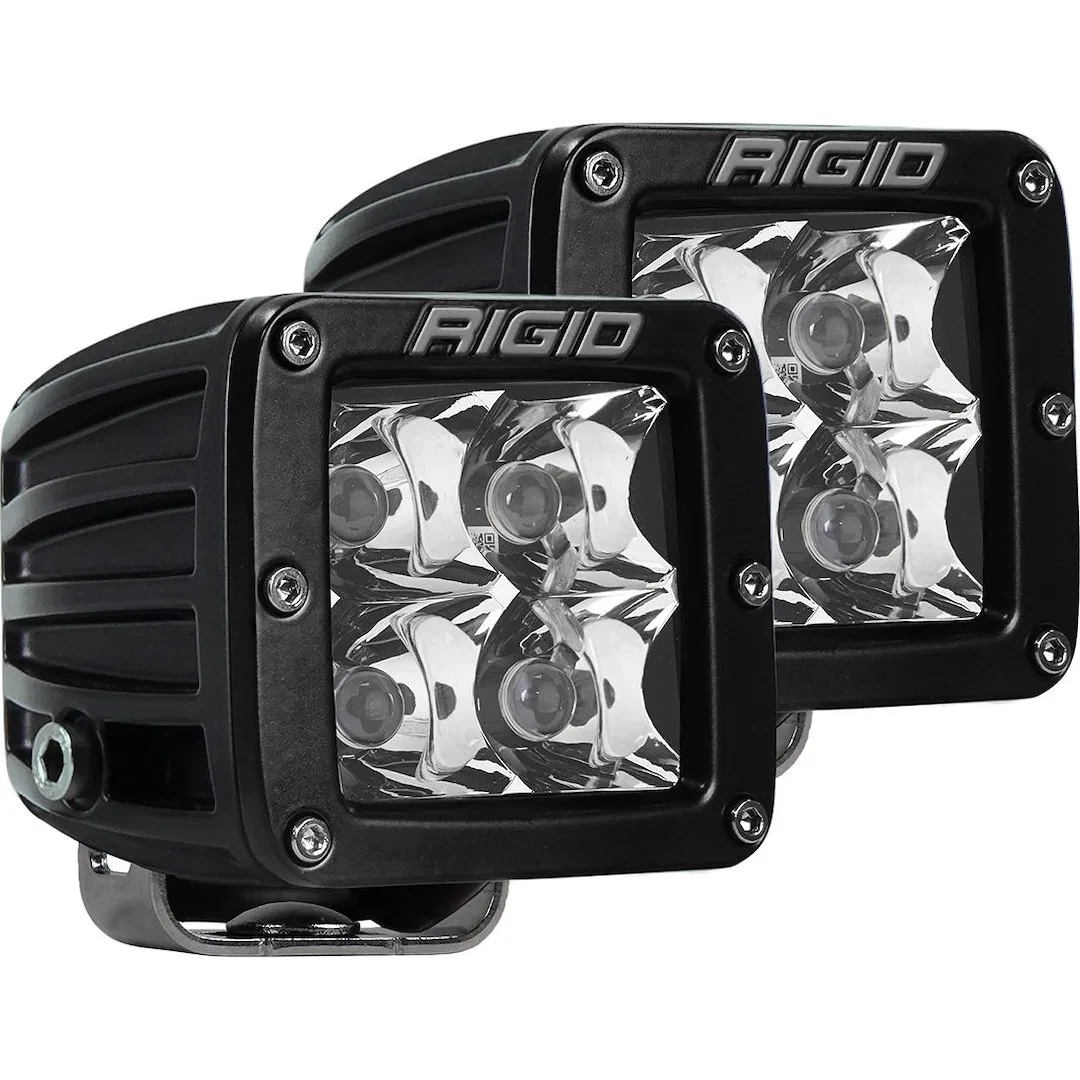 202213 – RIGID IND Driving/ Fog Light, LED Bulb 4 LED Clear Bulb 3-3/16 Inch Square 30 Watt Bulbs Amp Draw 2.14 AMP S...